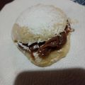 El cooksnap de Damarís Ailen Donadei cuando hizo Miguelitos con dulce de leche.