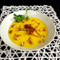 El cooksnap de Fini Bautista Angulo cuando hizo Crema de coliflor al azafrán.