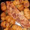 Beáta Nikoletta Komendát Cooksnap-ja, amikor elkészítette a(z) Sült oldalas tepsis-hagymás krumplival receptet.