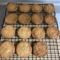 林珊珊 的 芝麻薄脆餅乾 cooksnap