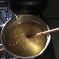 El cooksnap de Dennisse Basoalto cuando hizo Sopa de ajo con fideos.