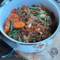 Cooksnap Sesimple Loralin semasa beliau membuat 👩‍🍳Kacang Panjang Goreng Suhun.