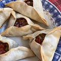 El cooksnap de Camila Robledo cuando hizo Empanadas árabes.