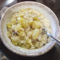 El cooksnap de Delia Rodríguez López cuando hizo Arroz con champis y patata en salsa rubia 😋.