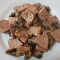El cooksnap de Miguel cuando hizo Cinta de lomo con salsa de ajo y champiñones.