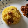 Sunny Chakrabarty's cooksnap of when they made বাসন্তী পোলাও সাথে আলুর দম (basonti polau aloor dum recipe in Bengali).