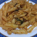 El cooksnap de Luis Alberto Fernández cuando hizo Espaguetis con mejillones en escabeche.