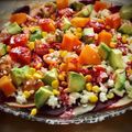 El cooksnap de Arianne cuando hizo Ensalada de temporada con aliño de ceviche.