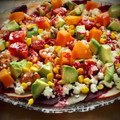 El cooksnap de Arianne cuando hizo Ensalada de temporada con aliño de ceviche.