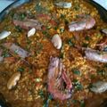 El cooksnap de antonia valles cuando hizo Paella de mariscos.