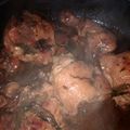 El cooksnap de Nancy Caballero cuando hizo Pollo muy sabroso con pomelo y mostaza.