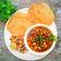 Noopur Alok Vaishnav 's cooksnap of when they made છોલે પૂરી (Chhole Poori Recipe In Gujarati).