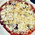 sonal hitesh panchal 's cooksnap of when they made વેજ. ચીઝ પીઝા (Veg. Cheese Pizza Recipe In Gujarati).