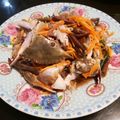 รูป Cooksnap ของ piya peipei เมื่อเขาทำ ยำปูม้า #กับแกล้ม