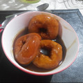 El cooksnap de Cindy Parra Pinilla cuando hizo Picarones con chancaca.