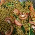 Cooksnap liyana syazwan zakarial ansar semasa beliau membuat Mee Goreng Basah Sempoi.