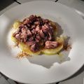 El cooksnap de Gabriel Gallegos cuando hizo Pulpo a la Gallega.