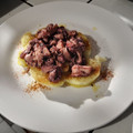 El cooksnap de Gabriel Gallegos cuando hizo Pulpo a la Gallega.