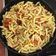 El cooksnap de carmen2026 cuando hizo Pasta con pollo y albahaca.