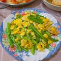 Inch aka 寸寸 的 四季豆炒蛋 cooksnap