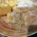 El cooksnap de Cristina Suárez cuando hizo Bacalao al pil pil.