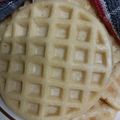El cooksnap de Krishna Echeverria cuando hizo Waffles.