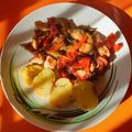 El cooksnap de Natalia Velázquez cuando hizo Guarnición mediterránea asada (pimientos, cebolla y ajo).