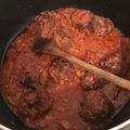 El cooksnap de Carol cuando hizo Tallarines con albóndigas de carne.