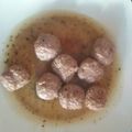 El cooksnap de Mariano Palacio Güemes cuando hizo Albóndigas de carne picada.