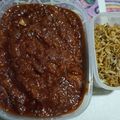 Cooksnap Suzi Peter semasa beliau membuat Sambal bunga kantan dan ikan bilis.