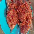 Cooksnap dari Dila Muchlis untuk resep Ikan Putih Bakar Bumbu Merah Manis Pedas (berat 3kg)