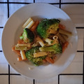 El cooksnap de César Angulo González cuando hizo Pasta con brócoli.