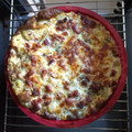 El cooksnap de Montse Ripoll cuando hizo Pastel calabacín y pavo.