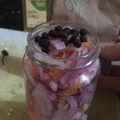 El cooksnap de Samuel F Baggen cuando hizo Cebollitas encurtidas.