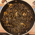 El cooksnap de Missdietas cuando hizo Fideuà negra.