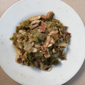 El cooksnap de Pepe López cuando hizo Judias verdes con champiñones.