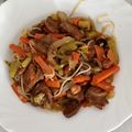 El cooksnap de Miguel cuando hizo Solomillo de Pavo tipo oriental.