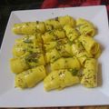 Charu Aggarwal's cooksnap of when they made Khandvi.