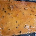 El cooksnap de Analhy Vila cuando hizo Budín de pan con pasas de uva y nueces.