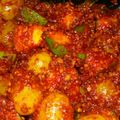 Deepa Rupani का कुकस्नैप जब उन्होंने अंगूर आचार (Angoor achar recipe in Hindi) बनाया था।