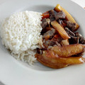 El cooksnap de Shirley cuando hizo Lomo saltado.