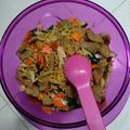 Cooksnap dari Nikmatus Sholikhah untuk resep MiTan PoPeTelBis (Mie Instan Pokcoy Pentol Wortel Kubis)
