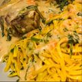 Cooksnap de Lorival Cardoso quando cozinhou Massa com Camarão.