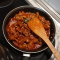 El cooksnap de Silvia Cebrian cuando hizo Mollejas de pollo en Salsa.