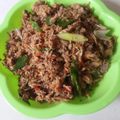 Cooksnap dari Bhunda Kellen untuk resep Tongkol Suwir Ekstra Pedas