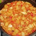 El cooksnap de Myriam Martínez cuando hizo Patatas con sepia y gambas.