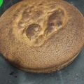El cooksnap de wendy Padilla cuando hizo Torta de durazno y banana (con mixer).