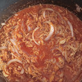 El cooksnap de Miguel García Cordero cuando hizo Tinga de pollo.