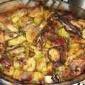 El cooksnap de Cecilia Velozo cuando hizo Pollo al horno con papa y batata~.