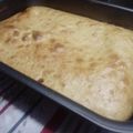 El cooksnap de Facundo Prando cuando hizo Torta de manzana invertida.